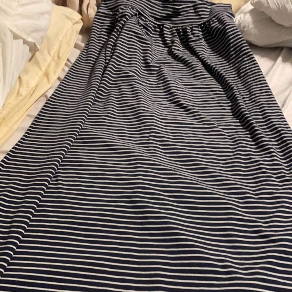 ❤️elastic waist navy and white